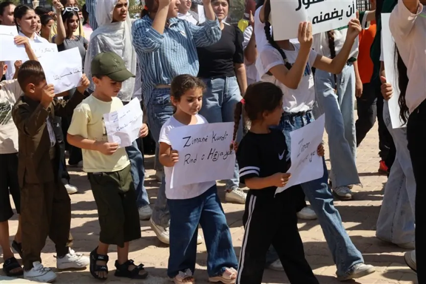 Manifestaciones en las ciudades de Jazira exigen educación en el idioma kurdo