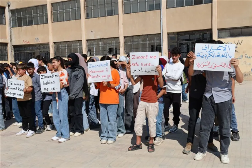 Manifestaciones en las ciudades de Jazira exigen educación en el idioma kurdo