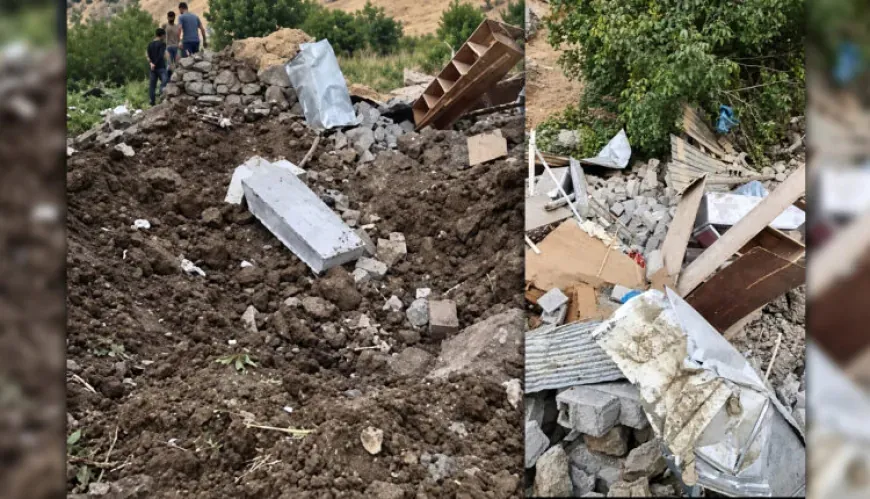 Un dron destruye por completo una vivienda en Rewandiz