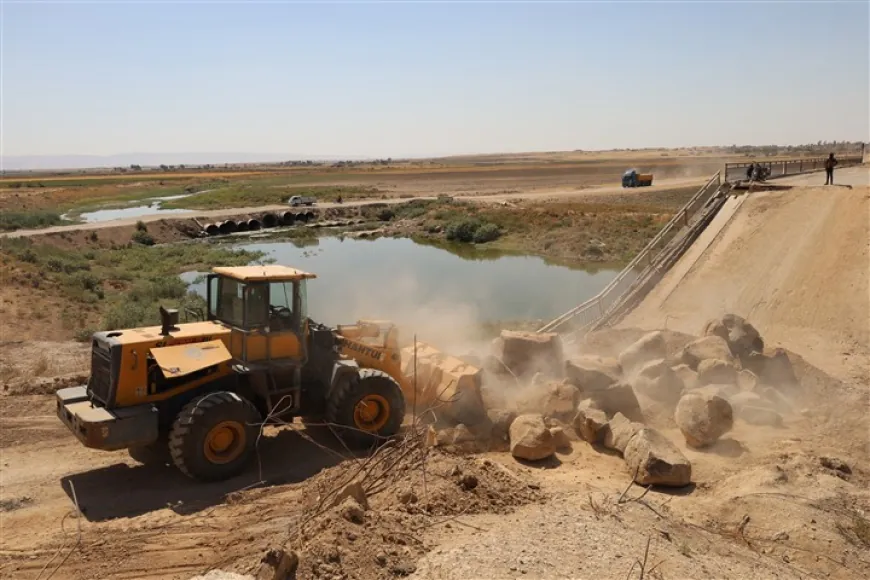 Comienzan los trabajos de reparación del puente de Xabûr