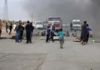 Los desplazados del campamento de Waşûkanî organizan una protesta