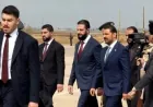 El primer ministro de Irak, Elî Zeydî, llega a Damasco