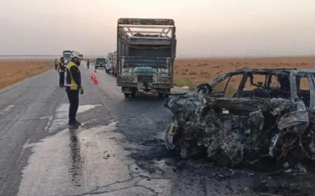 Dos personas mueren en accidentes de tráfico en Siria