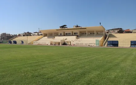 El estadio Mártires del 12 de marzo se prepara para albergar partidos de la Premier League siria después de la renovación