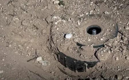 Dos niños resultan heridos por la explosión de una mina en la zona rural de Deraa