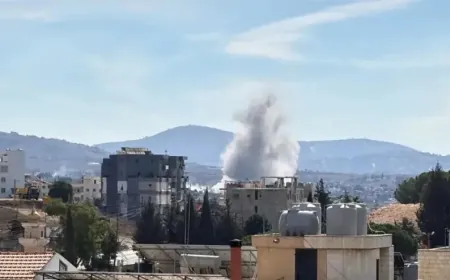 Israel bombardea el sur del Líbano con artillería y ataques aéreos