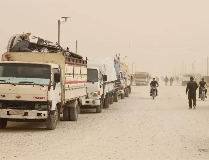381 familias del campamento de Serêkaniyê ultiman los preparativos para regresar a sus hog...