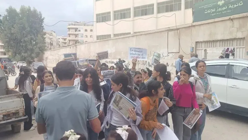 Los estudiantes de Alepo y Afrin reclaman una solución a su situación