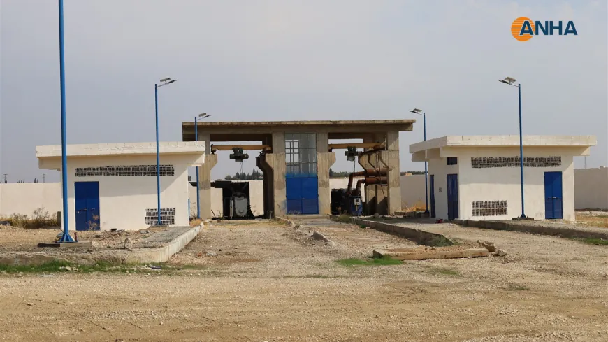 Trabajos de mantenimiento en curso en la estación de agua de Allouk
