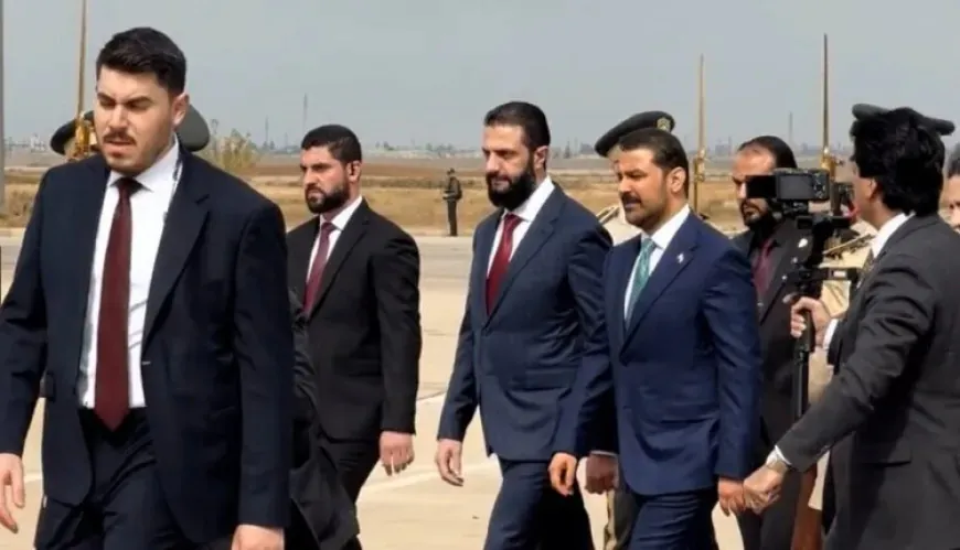 El primer ministro de Irak, Elî Zeydî, llega a Damasco
