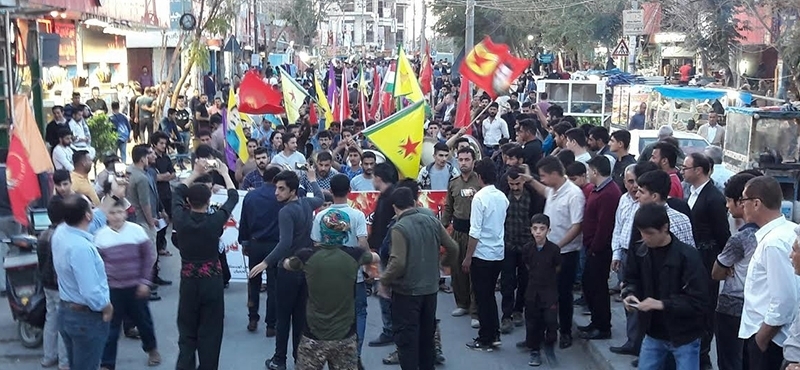 Gelê Başûr wê îro jî li gelek bajar û navçeyan ji bo Efrînê li qadan be