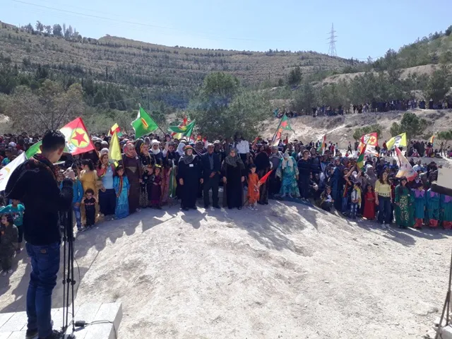 Ji Newroza Şamê peyama piştgiriya bi Berxwedana Serdemê re
