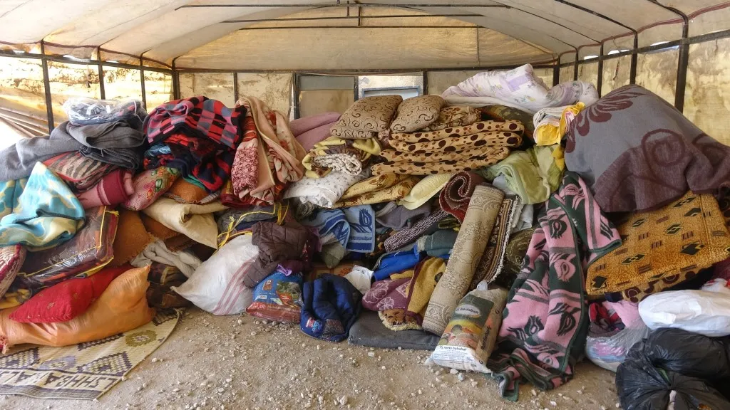 Li Eyn Îsa jî ji bo Efrînê konê alîkariyê hate vedan