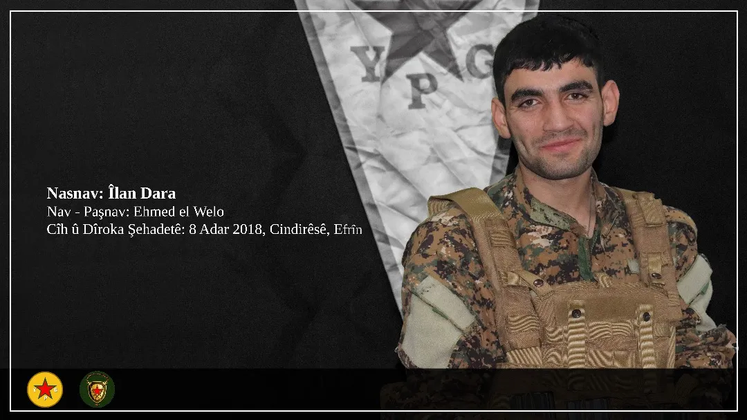 YPG: Îlan Kobanê jî bû şopdarê Avesta û Arîn