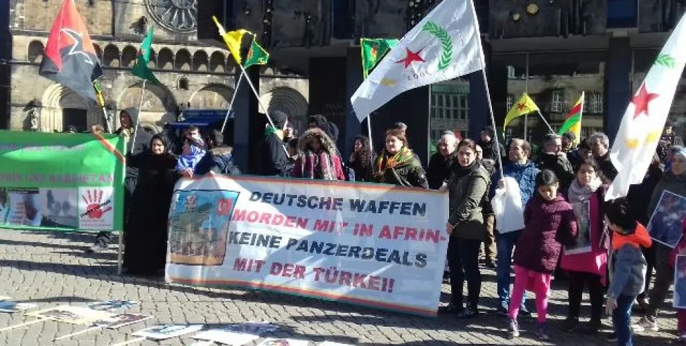 Kurdistaniyên Bremenê piştevaniya Berxwedana Serdemê kirin