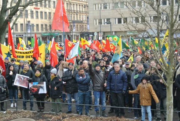 Li Stockholmê li dijî dagirkeriyê çalakiya protestoyî