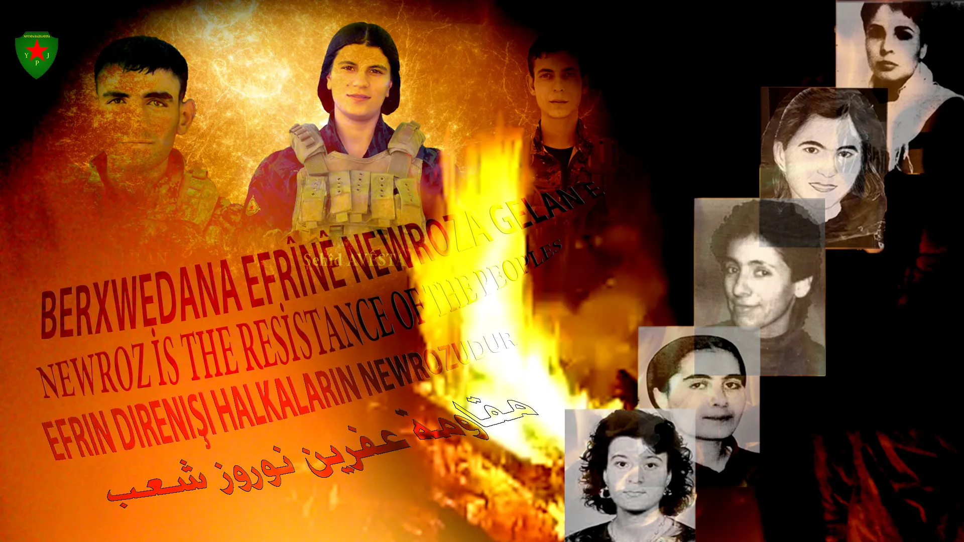 YPJ: Berxwedana Serdemê bi geşkirina agirê Newrozê bilindtir dibe