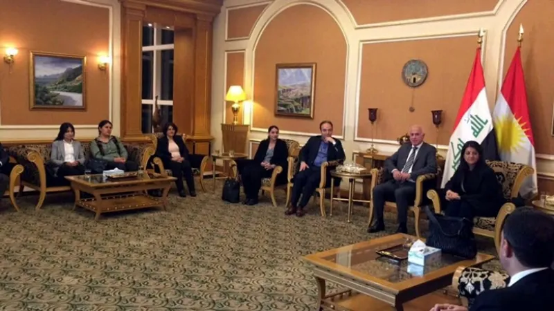 Şanda HDP’ê li gel Barzanî civiya