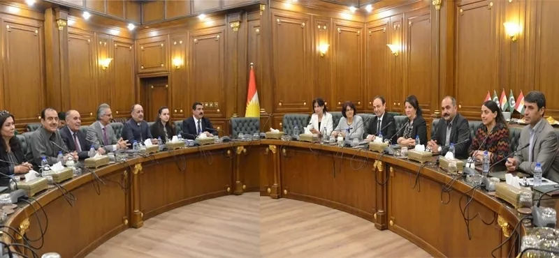 Heyeta HDP’ê li Silêmaniyê bi YNK’ê re civiya