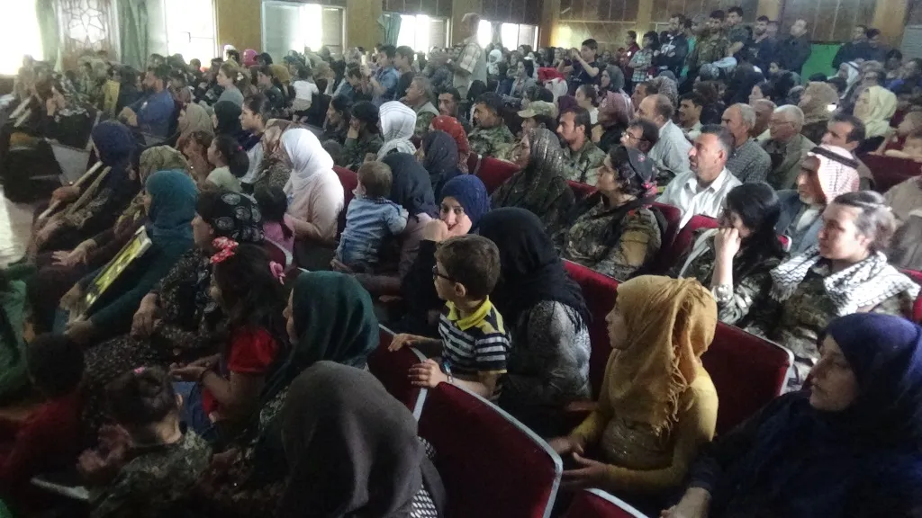 Şehîdên meha Nîsanê li Serêkaniyê hatin bîranîn