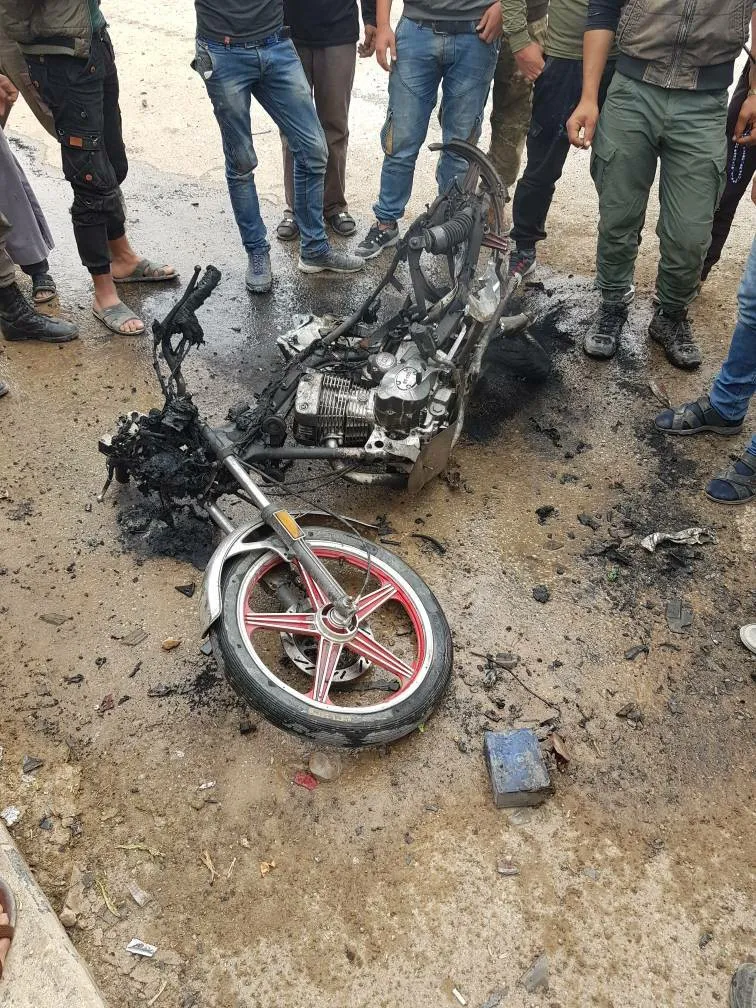 Li herêma Cerablusê motorsîkletek hat teqandin