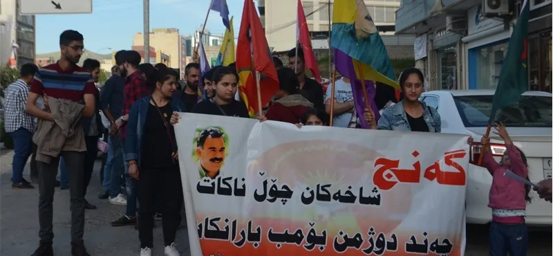 Ciwanên Başûr êrîşên dagirkeriya Tirk şermezar kirin