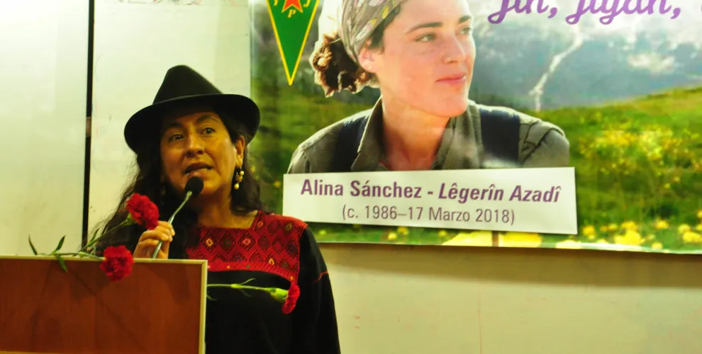 Alîna Sanchez a YPJ’yî li Bûenos Aîresê hate bibîranîn