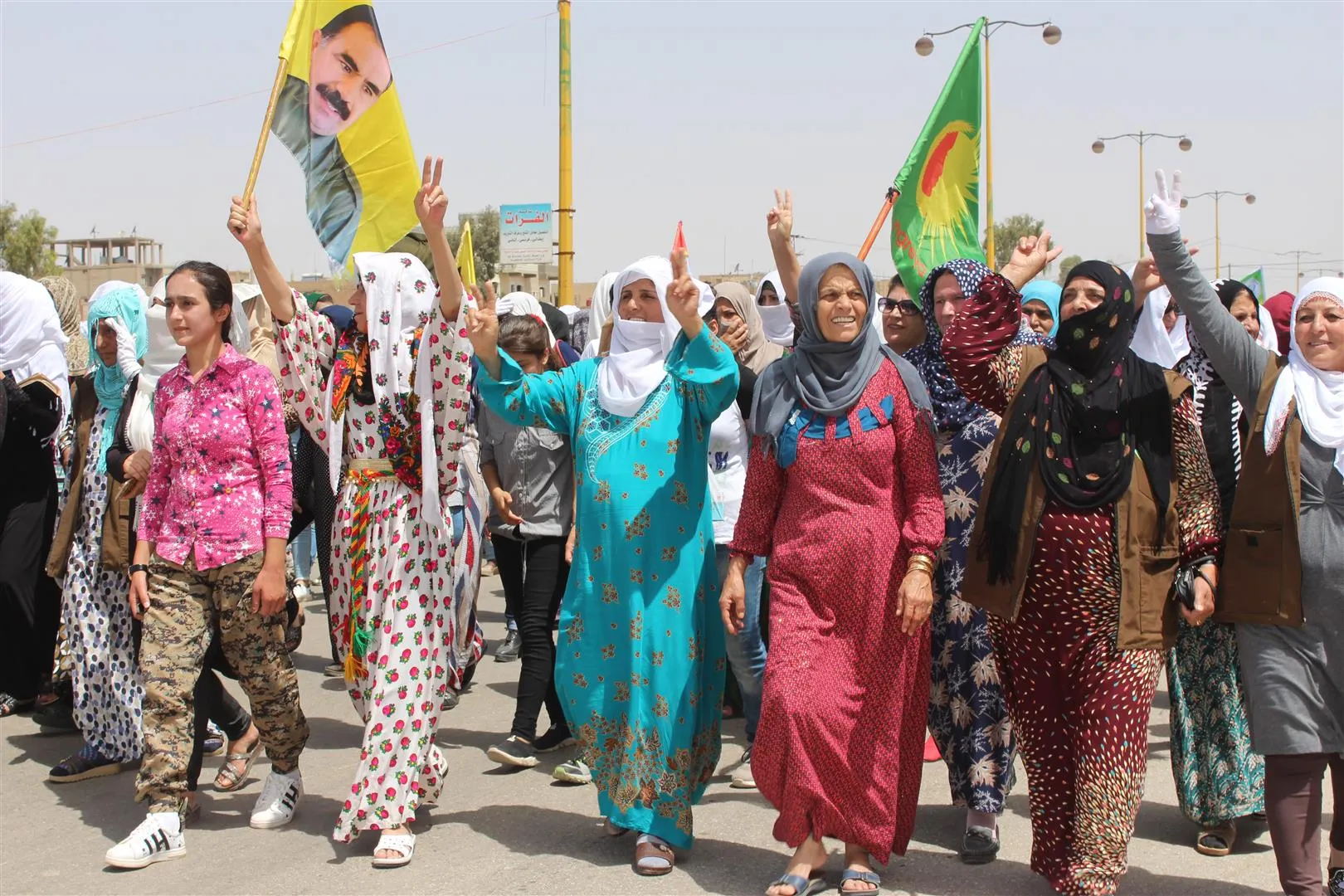 Li kantona Hesekê meşên 26'ê Gulanê hatin lidarxistin