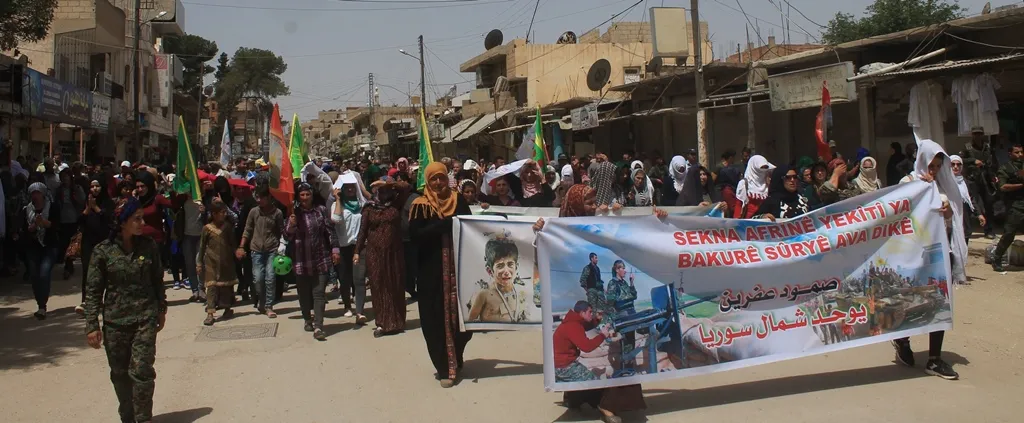 Li kantona Hesekê meşên 26'ê Gulanê hatin lidarxistin