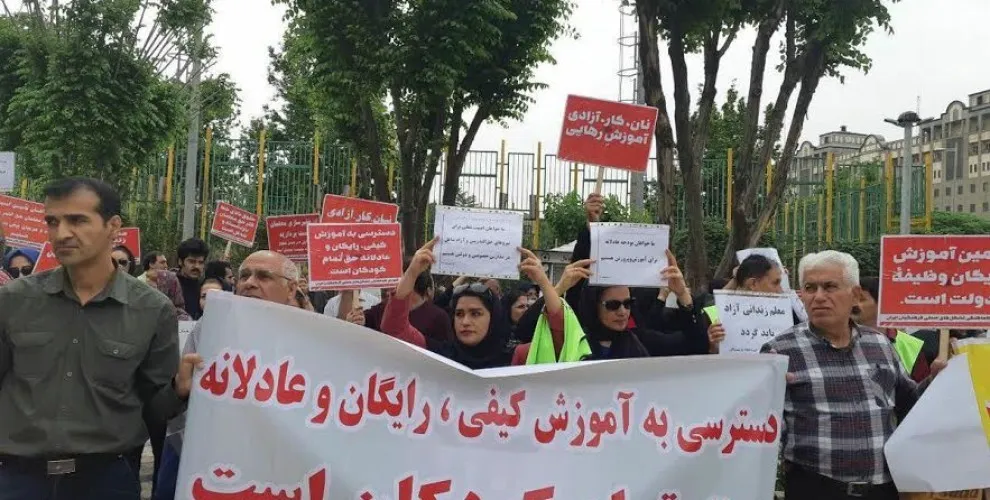 Li Rojhilatê Kurdistanê û Tehranê mamoste daketin qadan