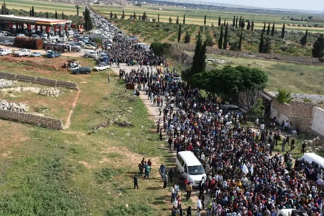 Meşa gelê Efrînê ya li dijî dagirkeriyê dest pê kir