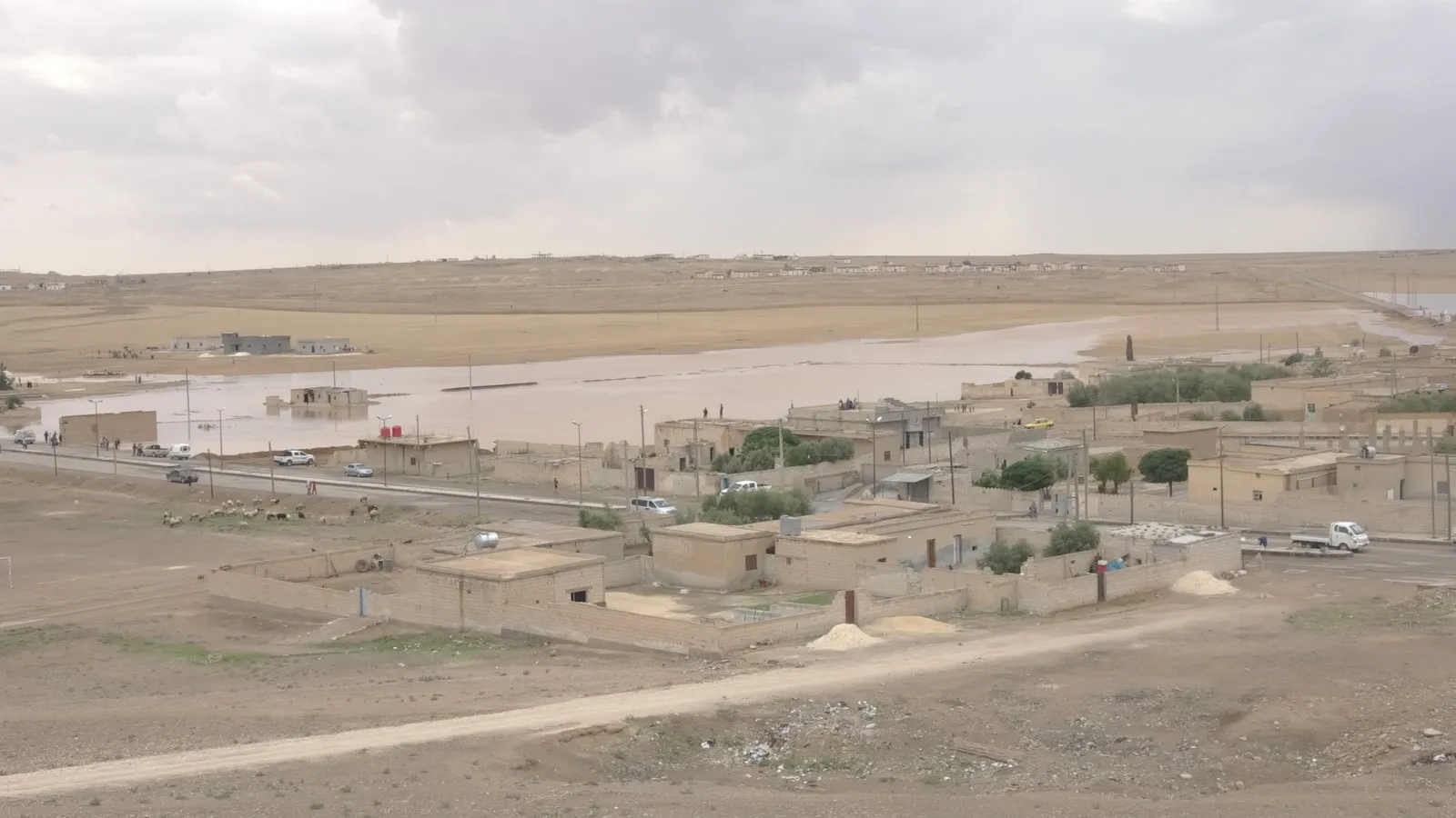 Li Hesekê û Girê Spî baraneke dijwar bariya 