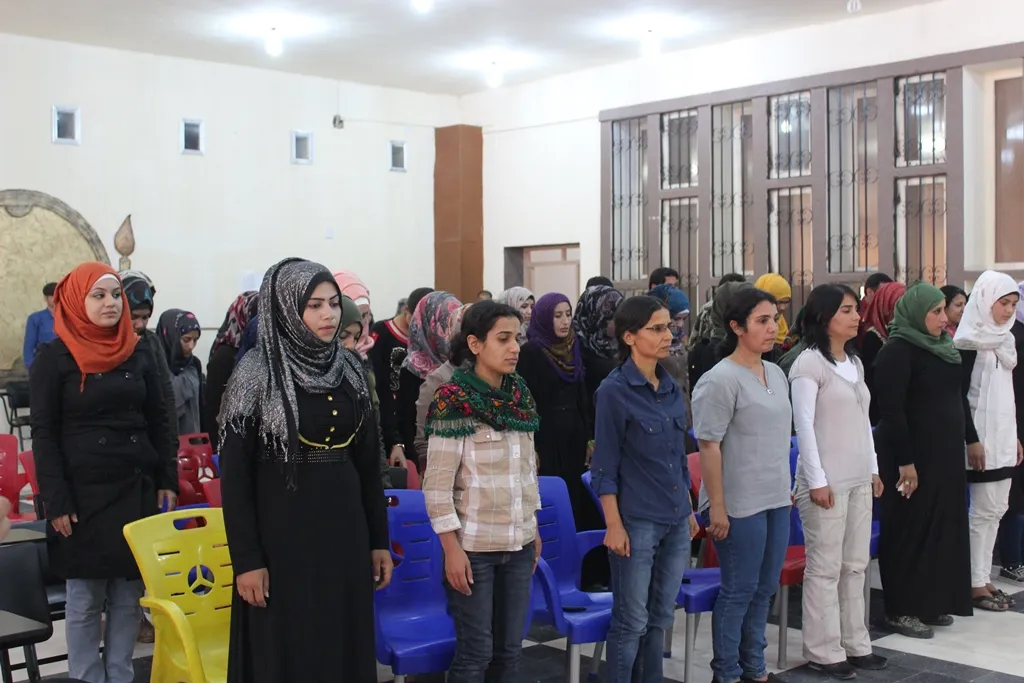 Akademiya Jinên Sûriyê dewreya perwerdeyê bi dawî kir