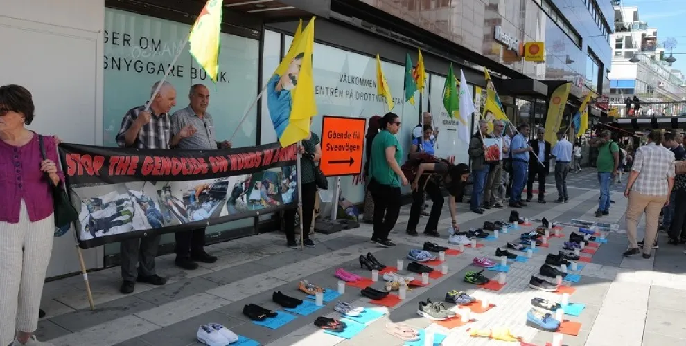 Li Siwêd û Awûstûryayê dagirkeriya Tirkiye hate prostestokirin