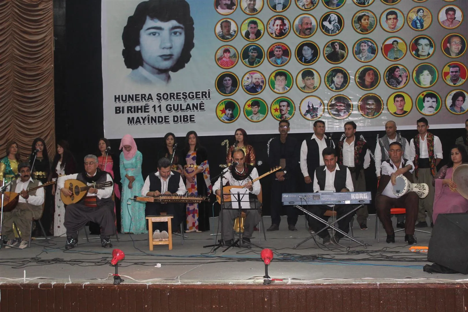 Şehîd Mizgîn li Hesekê û Qamişlo hat bîranîn