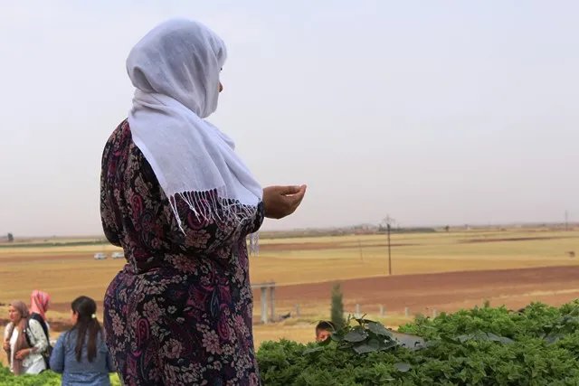 Şêniyên kantona Qamişlo serdana goristanên şehîdan kirin
