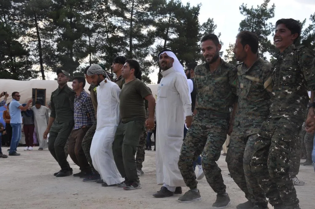 Bi wêneyan.. Girê Spî şahiya salvegera rizgarkirinê lidar dixe