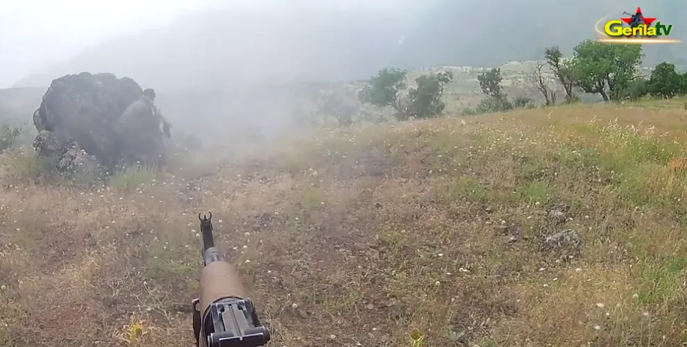 Dîmenê çalakiya gerîla ya li dijî 'Yekîneya Veşartî' ya Tirk