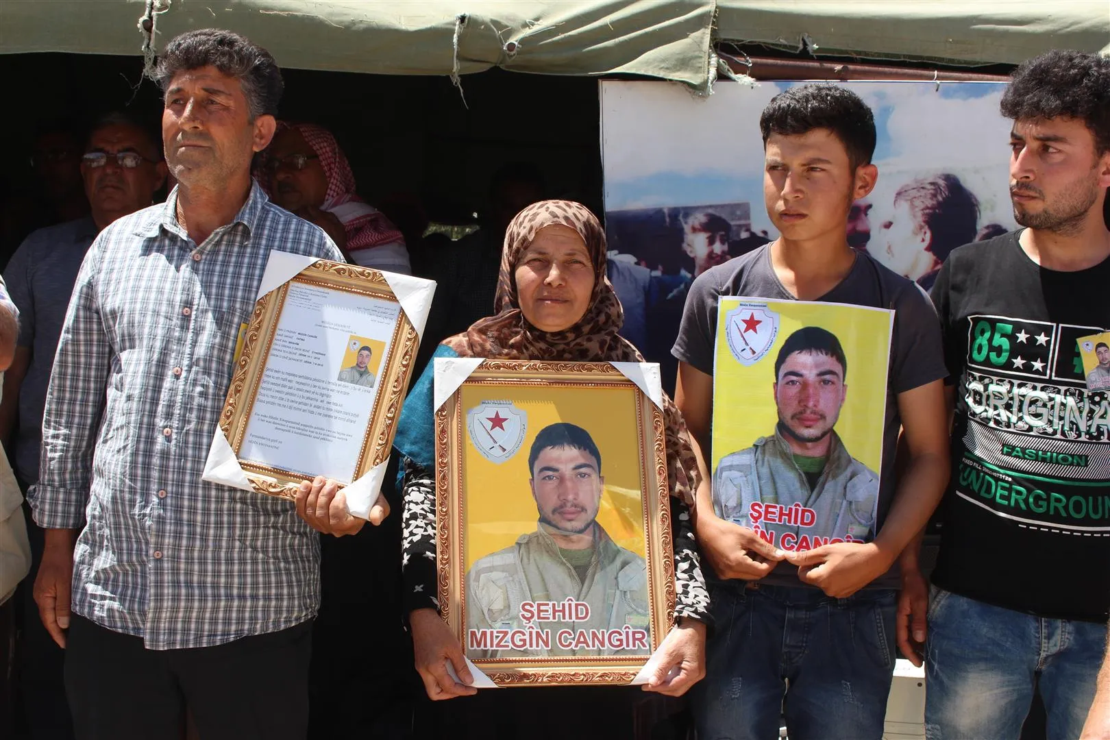 sersaxî ji malbata şehîd Mizgîn re hate xwestin