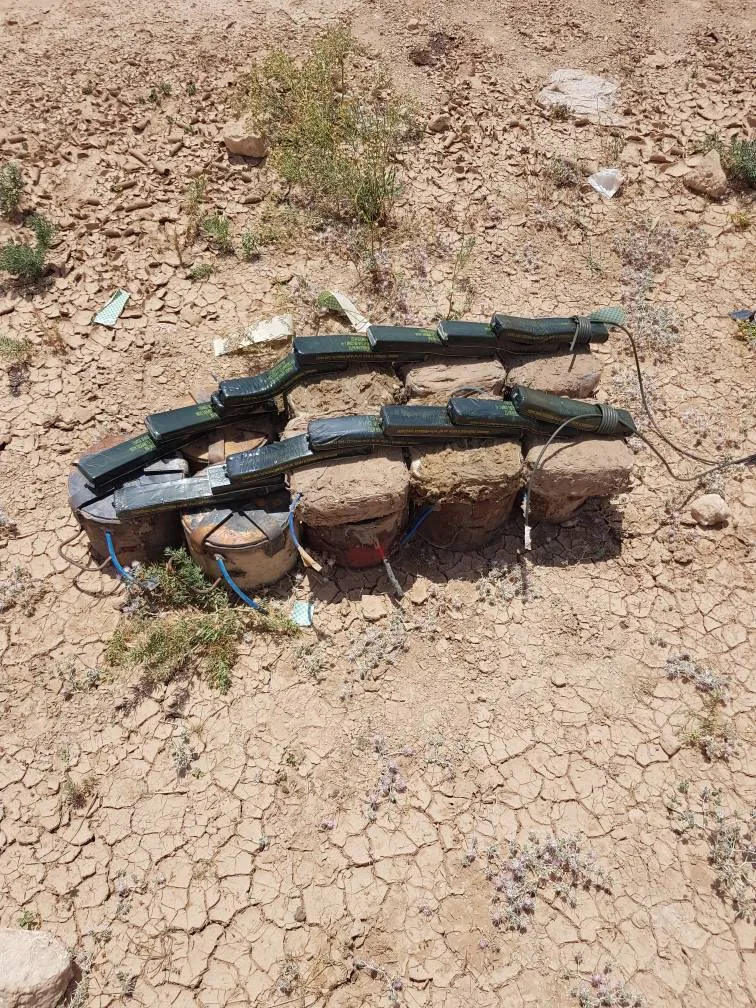 QSD'ê li Dişîşayê bi sedan mayîn rakirin