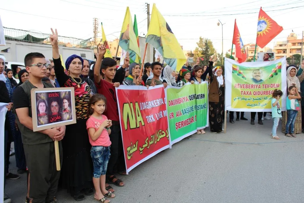 Gelê Qamişlo li dijî dagirkeriyê rabû ser piyan