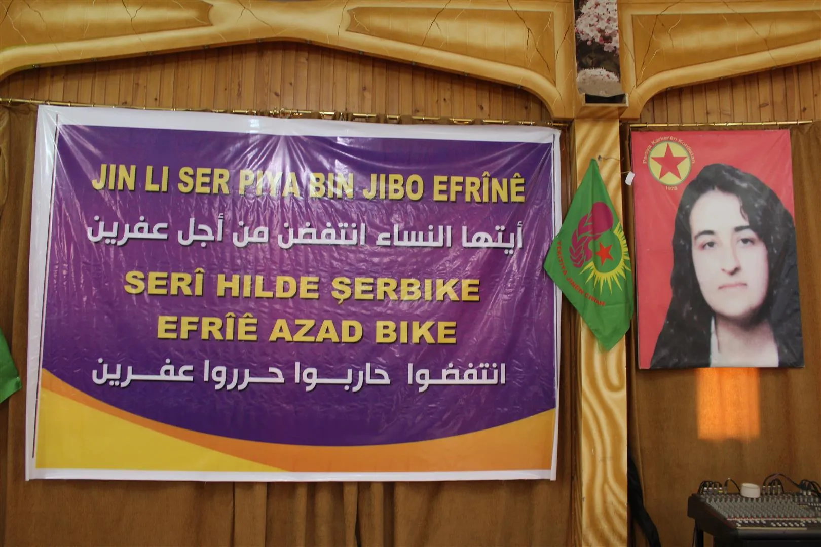 Şêniyên herêma Cizîrê têkoşer Zîlan bîr anîn