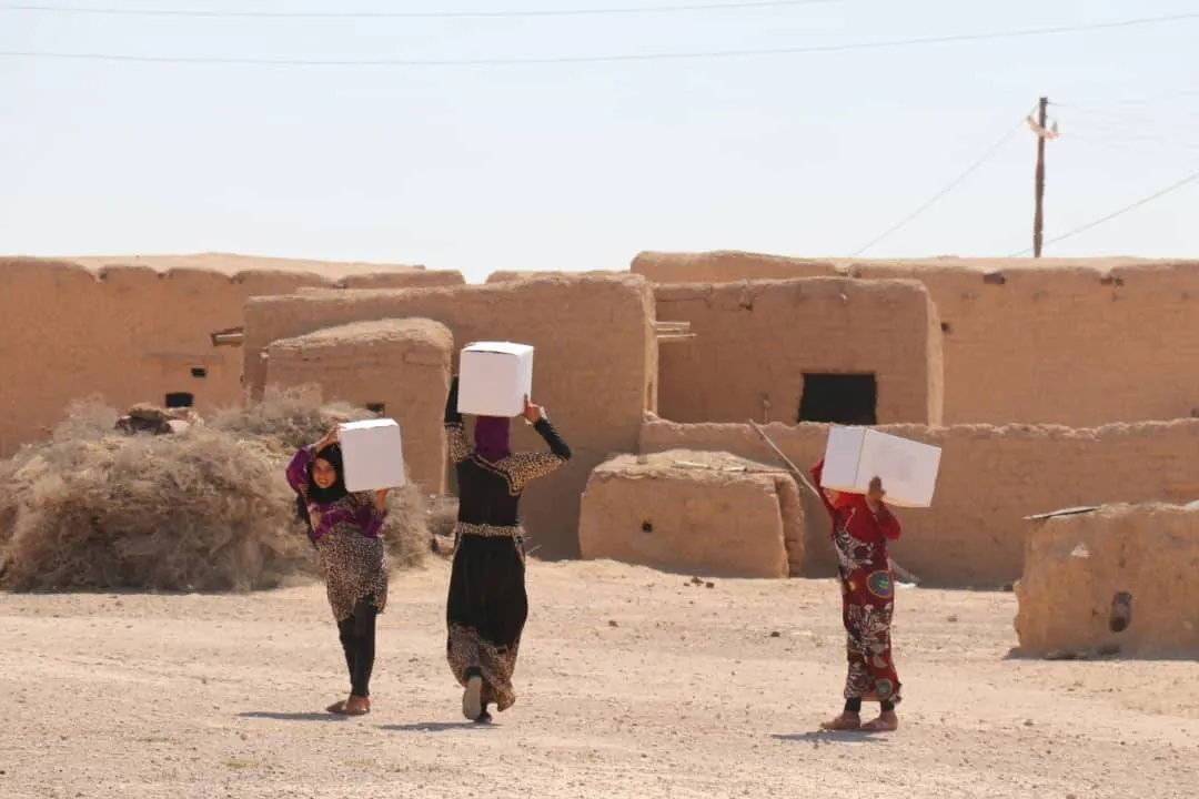 Alîkarî li gundên nû hatine rizgarkirin têne belavkirn