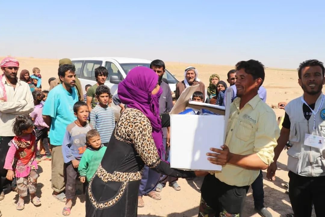 Alîkarî li gundên nû hatine rizgarkirin têne belavkirn
