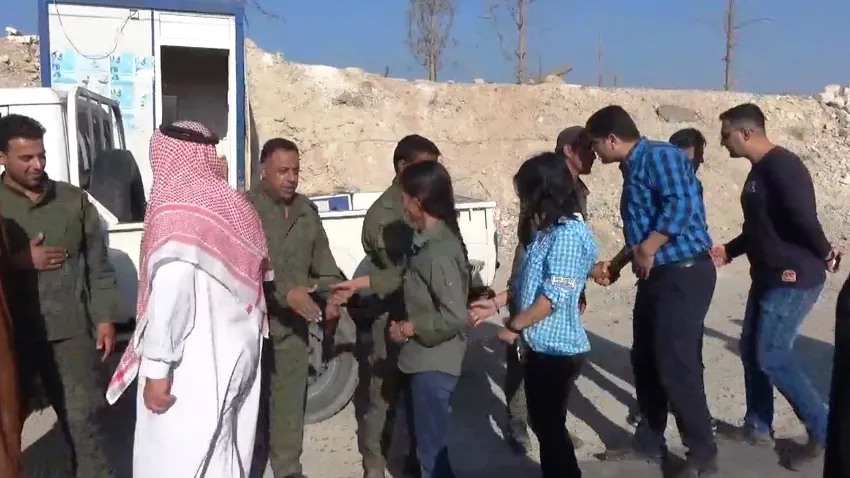 Rêveber û şêniyên Tebqayê bi hev re nimêja Cejênê pêk anîn