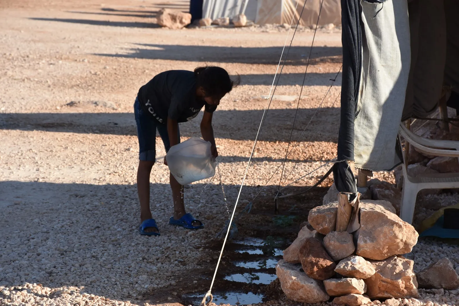 Rojek ji jiyana efrîniyên li Şehbayê
