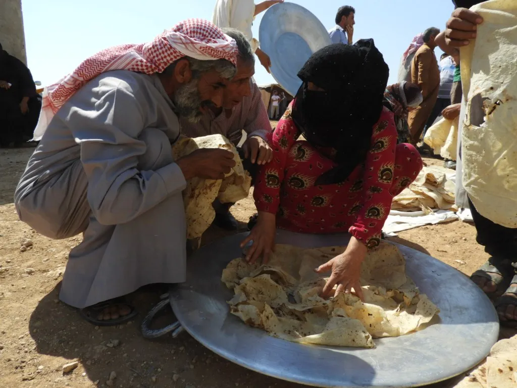 Xwarinên gelêrî jî cihê xwe di nav mîhrîcana Girê Spî de girt