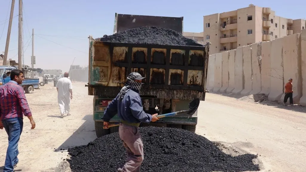 Li Reqayê rêya El-Sace û pira El-Sewami hatin sererastkirin