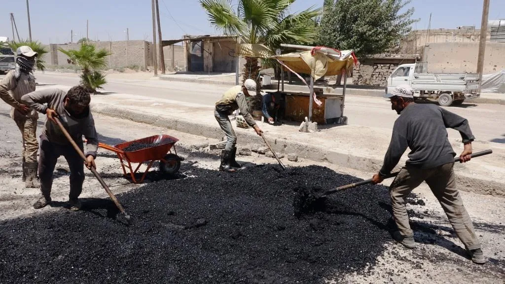 Li Reqayê rêya El-Sace û pira El-Sewami hatin sererastkirin