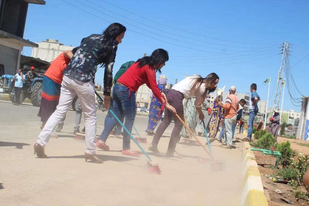 Gelê Kobanê xwe ji pêşwaziya salvegera 19'ê Tîrmehê re amade dike